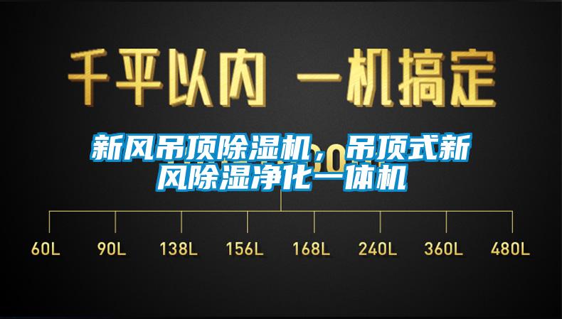 新風吊頂除濕機，吊頂式新風除濕凈化一體機