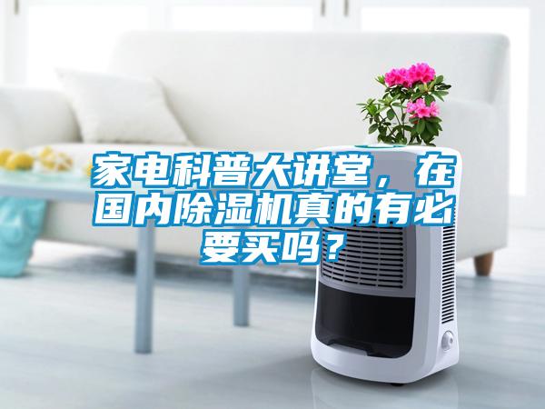 家電科普大講堂，在國(guó)內(nèi)除濕機(jī)真的有必要買嗎？