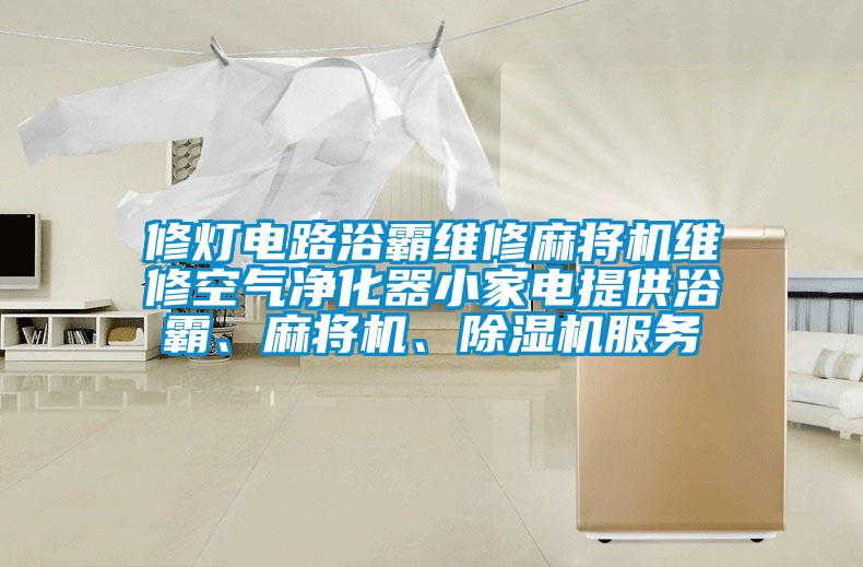 修燈電路浴霸維修麻將機維修空氣凈化器小家電提供浴霸、麻將機、除濕機服務