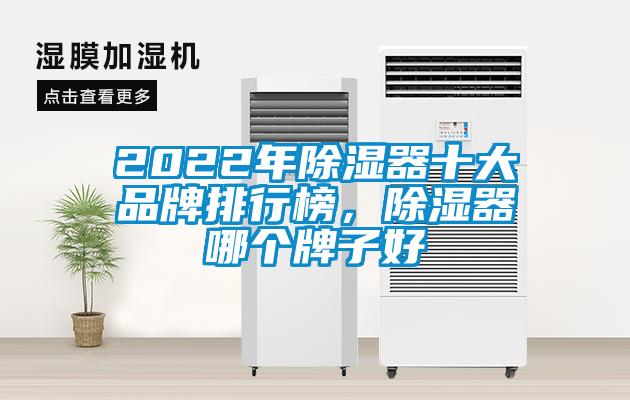 2022年除濕器十大品牌排行榜，除濕器哪個牌子好