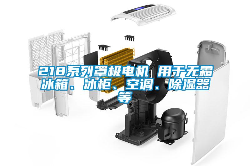 218系列罩極電機(jī) 用于無霜冰箱、冰柜、空調(diào)、除濕器等