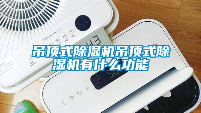 吊頂式除濕機吊頂式除濕機有什么功能