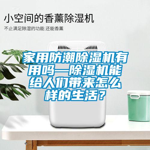 家用防潮除濕機有用嗎—除濕機能給人們帶來怎么樣的生活？