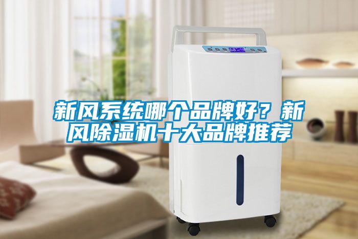 新風系統哪個品牌好？新風除濕機十大品牌推薦