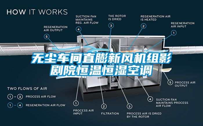 無塵車間直膨新風機組影劇院恒溫恒濕空調