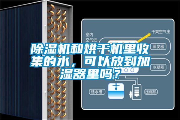 除濕機和烘干機里收集的水，可以放到加濕器里嗎？