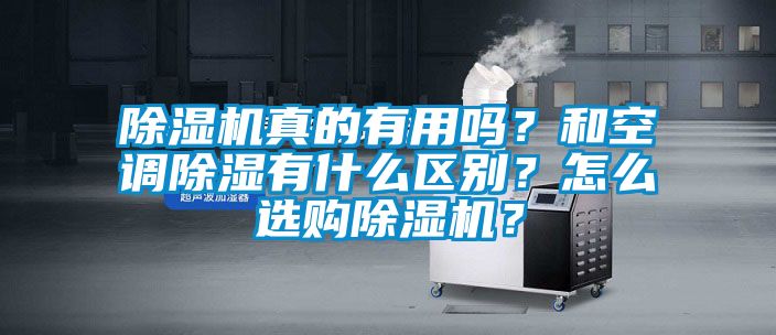 除濕機真的有用嗎？和空調除濕有什么區別？怎么選購除濕機？