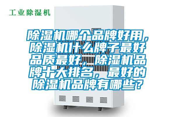 除濕機哪個品牌好用，除濕機什么牌子最好品質最好，除濕機品牌十大排名，最好的除濕機品牌有哪些？